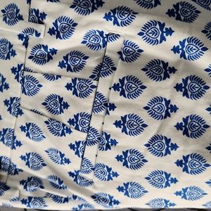 NWT Talbots size 8 Perfect Skimmers slim fit Pants Fan Foulard pattern